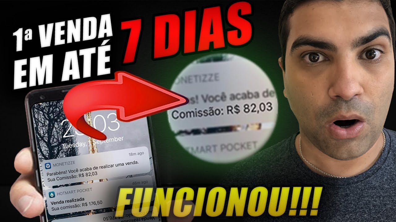 HOTMART Como Fazer A Primeira Venda Em 7 Dias Como Afiliado Sem Gastar