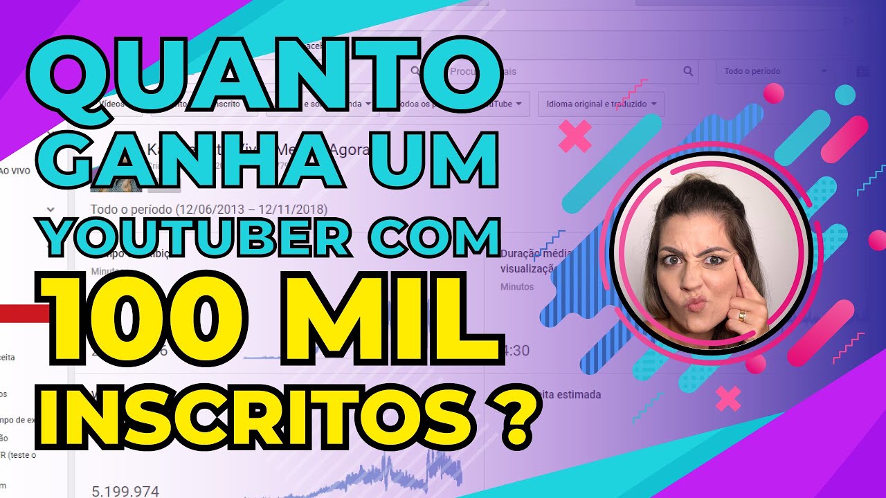 🤑 Quanto Ganha Um Youtuber Com 100 Mil Inscritos Dicas Programa