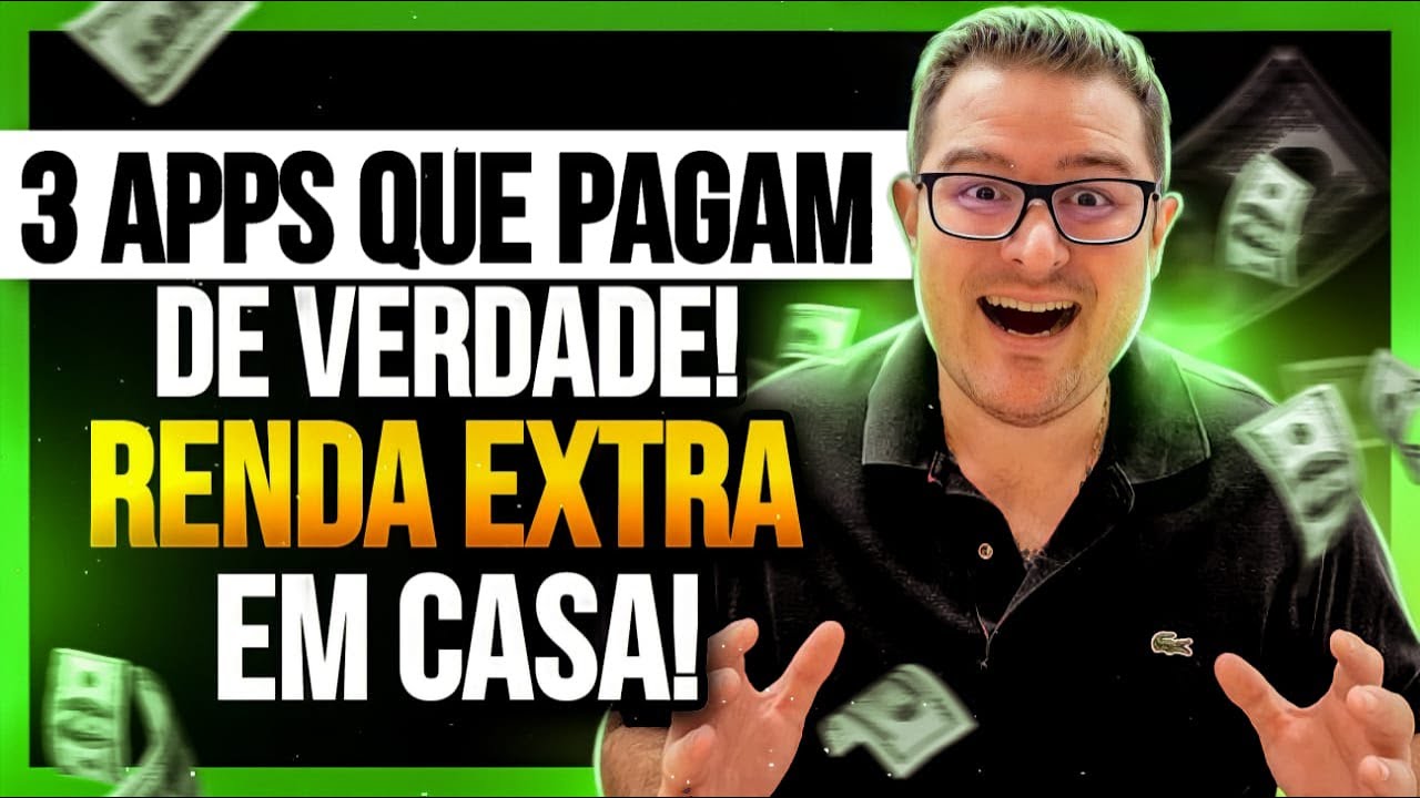 3 Aplicativos Que Pagam De Verdade Renda Extra Com Celular Programa Ganhar Dinheiro 